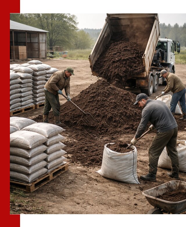 Доставка компоста оптом и в розницу в Феодосии