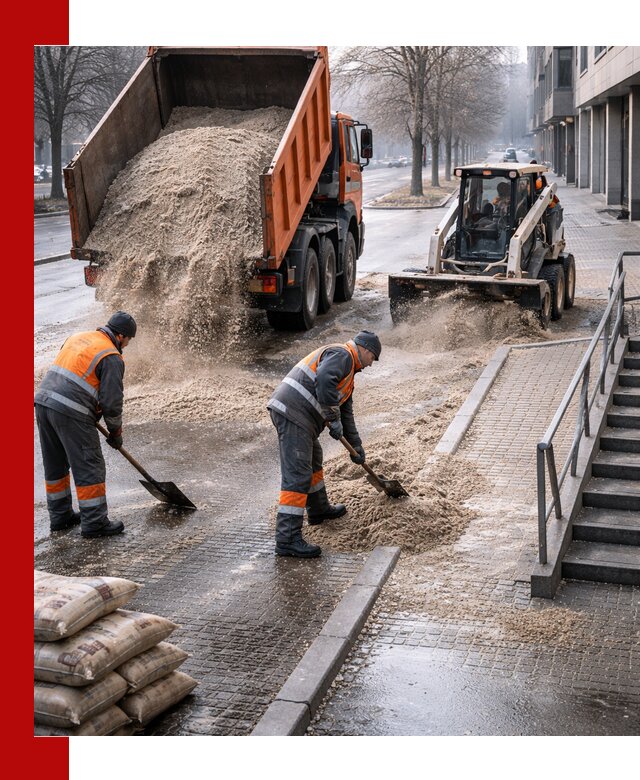 Поставка противогололедных материалов в Феодосии