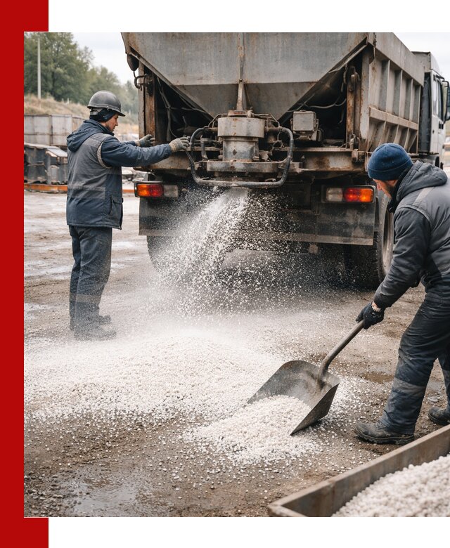 Доставка и продажа хлористого кальция в Феодосии