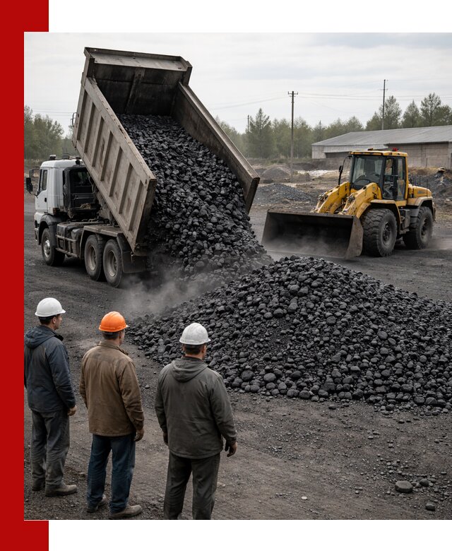 Доставка угля антрацита в Феодосии с самосвалами и погрузкой