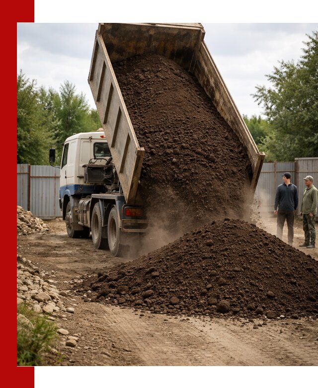 Доставка самосвалом 10 кубов в Феодосии быстро и надёжно