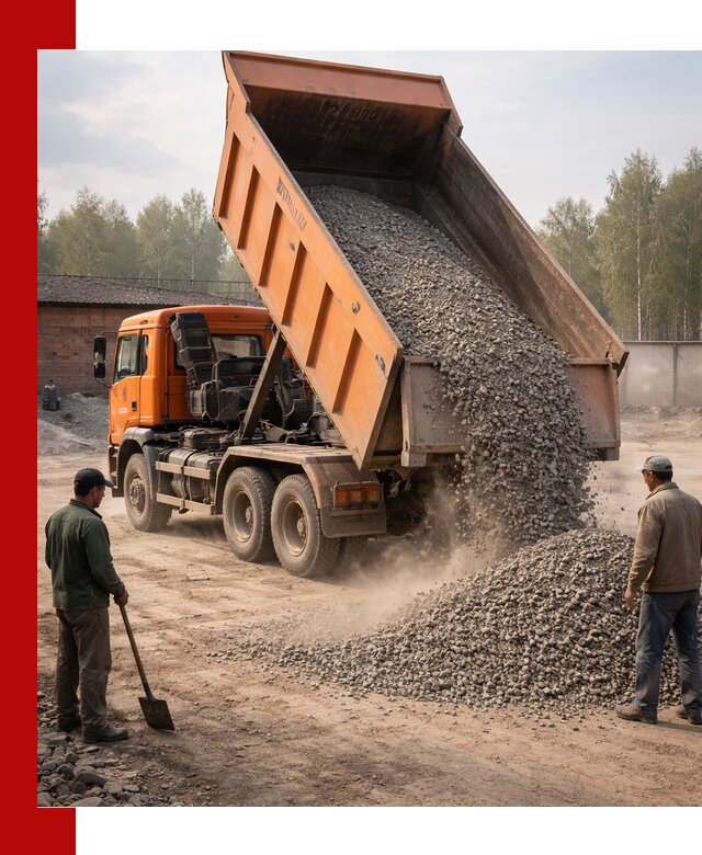 Доставка самосвалом 20 м3 в Феодосии быстро и надежно