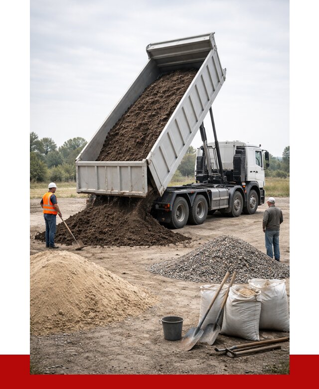 Доставка самосвалом 30 кубов в Феодосии от 8634 р. | ПРОНЕРУДФдс