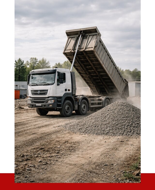 Доставка самосвалом 40 кубов в Феодосии от 9142 р. | ПРОНЕРУДФдс