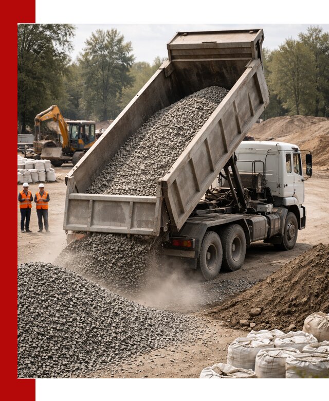 Аренда самосвала в Феодосии для доставки сыпучих и нерудных материалов