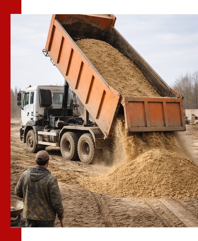 Аренда самосвала 20 тонн для перевозки грузов в Феодосии