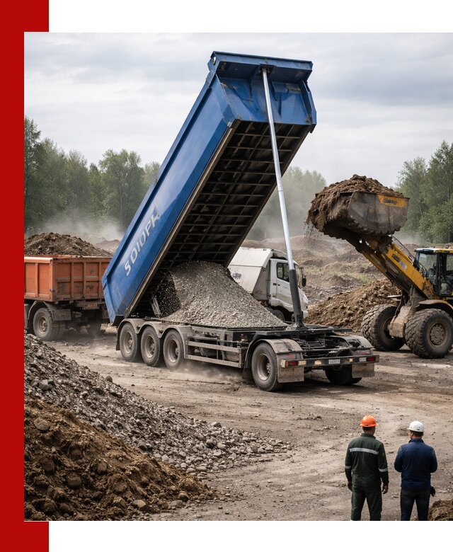 Аренда тонар 40 тонн в Феодосии с доставкой материалов