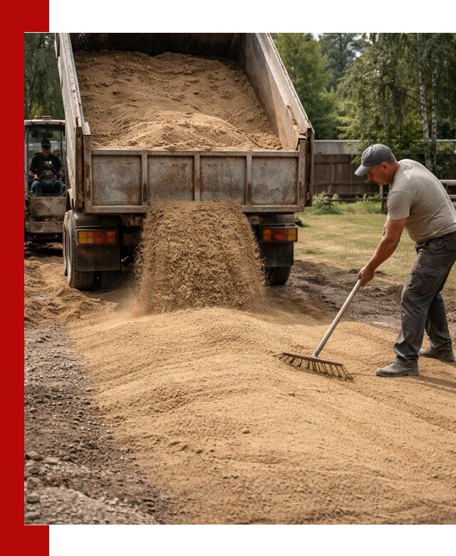 Отсыпка участка песком в Феодосии быстро и качественно