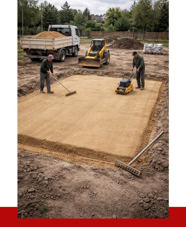 Устройство песчаной подушки в Феодосии от 4571 р. ПРОНЕРУДФдс